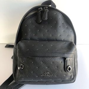 COACH *NWOT*  Mini Campus Studded Backpack